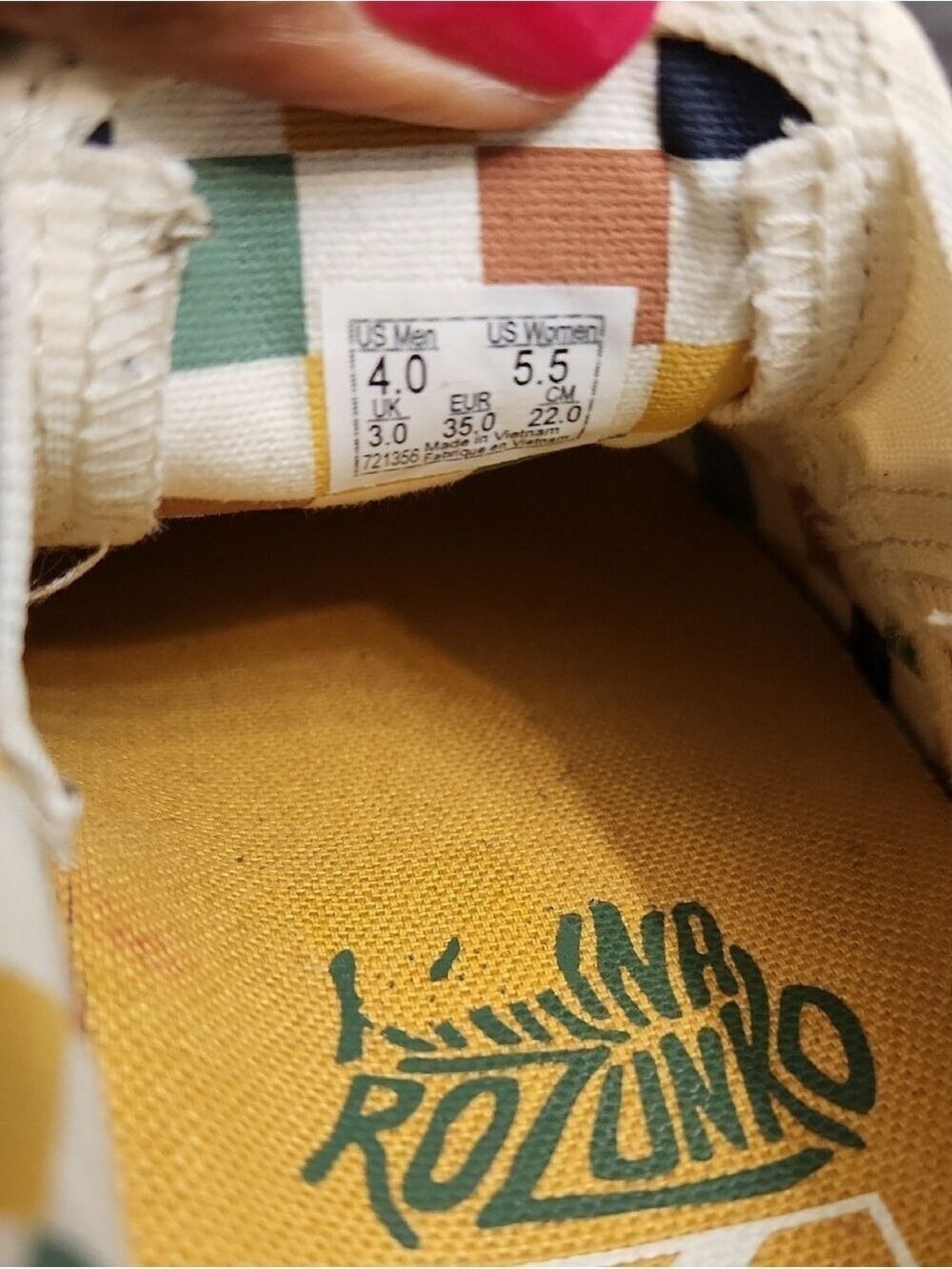 Vans × Karina Rozunko Heart Slip-on Platform Sneakers (W Size 5.5) - Picture 14 of 14